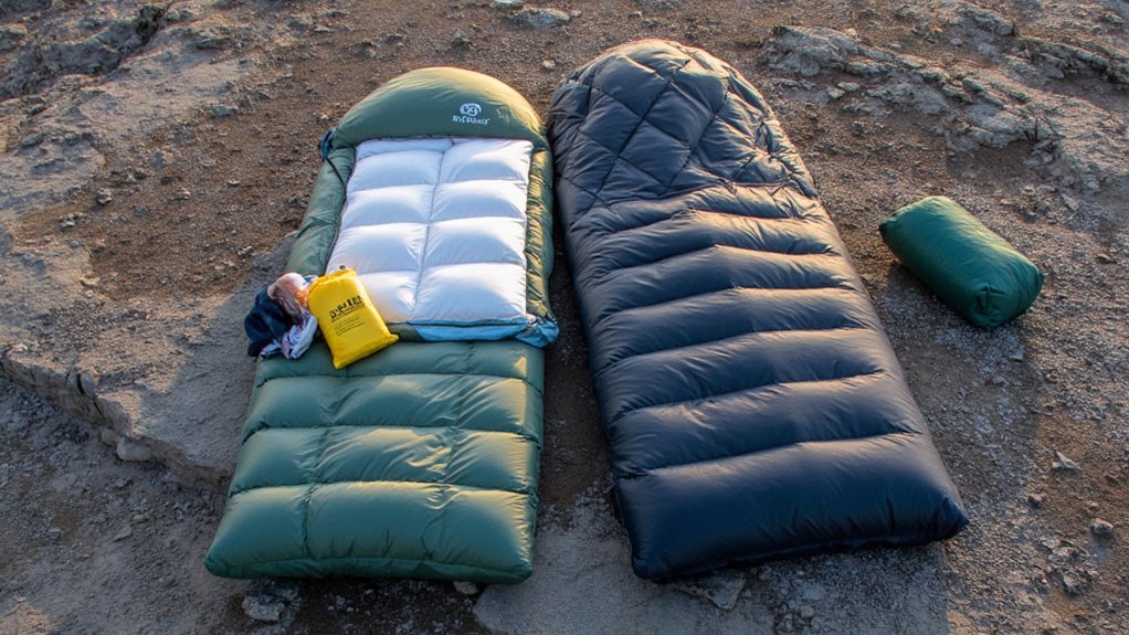 down vs synthetic bags