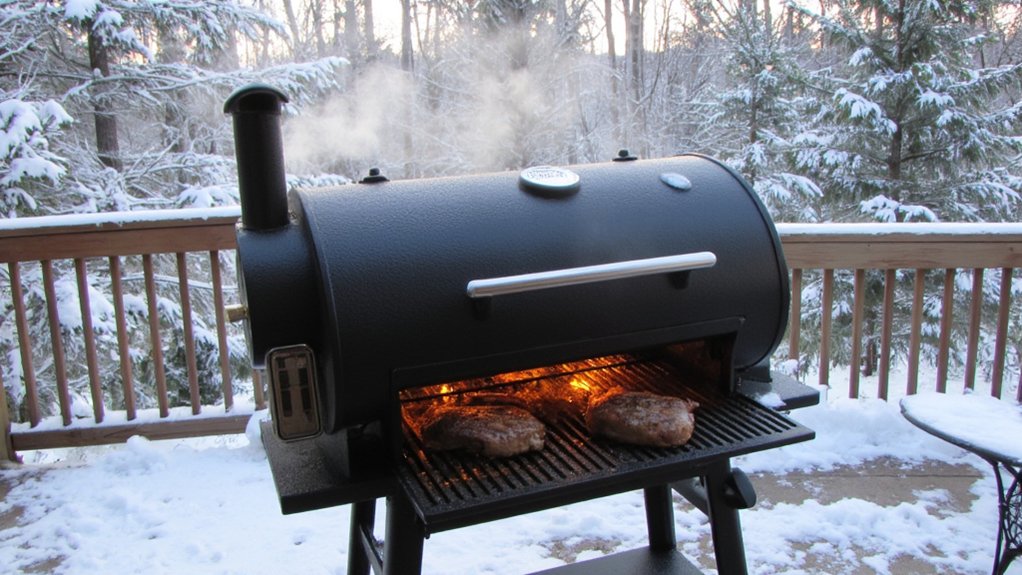 pellet grills endure cold